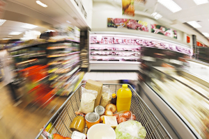 Meat, Cheese and Vegetables with preservatives